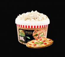 Pop Corn Κουβαδάκι Smartfoods Με Γεύση Pizza 50gr