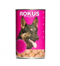 Rokus Σκυλοτροφή Meat Chunks With Lamb 1240gr