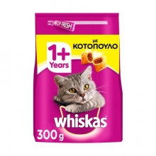 Whiskas Ξηρά Τροφή Γάτας με Κοτόπουλο 300gr