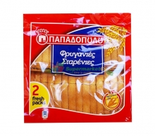 Φρυγανιές Σταρένιες Παπαδοπούλου 160gr