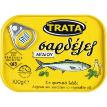 Σαρδέλες σε Φυτικό Λάδι (Trata) 100gr