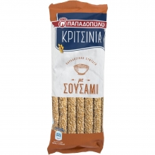 Κριτσίνια Παπαδοπούλου με Σουσάμι 200gr