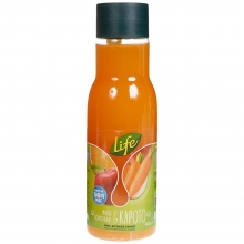 Χυμός Life 9 Μήλο - Πορτοκάλι - Καρότο 400ml
