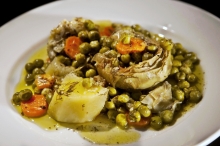 Αγκινάρες με Αρακά