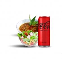 Φακές + Σαλάτα Επιλογής + Αναψυκτικό 330ml