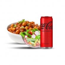 Ρεβύθια + Σαλάτα Επιλογής + Αναψυκτικό 330ml