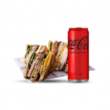 1 Club Σάντουιτς Επιλογής + 1 Αναψυκτικό 330ml