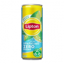 Lipton Ice Tea Sparkling Zero Λεμόνι 330ml