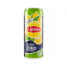 Lipton Ice Tea Sparkling Zero Λεμόνι Green Tea 330ml