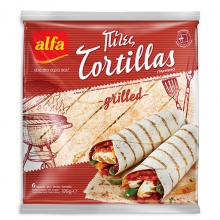 Alfa Τορτίγιες Grilled 6x25cm
