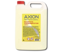 Axion Παχύρευστη Χλωρίνη Λεμόνι 4lt