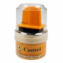Camel Υγρό Μαύρο Αυτογυάλιστο για Δερμάτινα 75ml