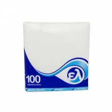 Eldi Χαρτοπετσέτες Λευκές 33x33cm 100Φ