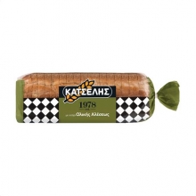 Κατσέλης Ψωμί Τοστ Ολικής 720gr