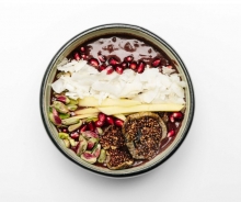 Energy Bowl με Γιαούρτι, Βρώμη, Μέλι, Ταχίνι, Καρύδια και Σπόρο Chia