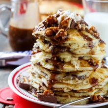 Pancakes Πραλίνα Σοκολάτα