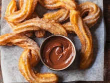 Churros με Πραλίνα