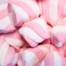 Marshmallow Ροζ Twist (κιλό)