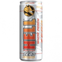 Hell Energy White Peach Zero Sugar 250ml