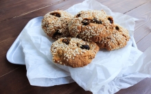 Coffee Island Μπισκότα Γεμιστά Πραλίνα Φουντούκι και Κομμάτια Σοκολάτα 80gr