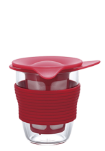 Τσαγιέρα - Ποτήρι Κόκκινο (200ml)