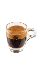 Γυάλινο Φλιτζάνι Εσπρέσσο με Πιατάκι