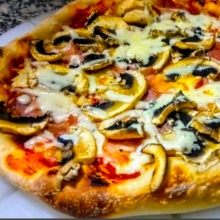 Pizza Prosciutto e Funghi (30cm)