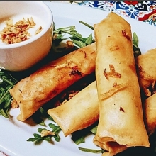 Handmade Spring Rolls Λαχανικών (3τμχ)
