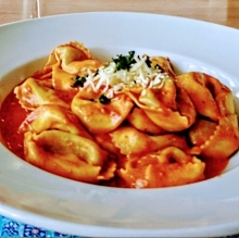 Tortelloni Basilica Rosa, Pesto Basilico e Pinoli