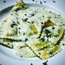 Ραβιόλια Γεμιστά με Σπανάκι