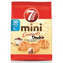 7 Days Mini Croissants Double Κακάο - Βανίλια 103gr