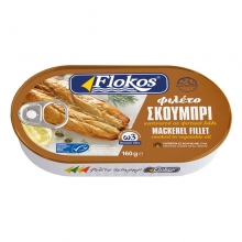 Flokos Φιλέτο Σκουμπρί Καπνιστό σε Φυτικό Λάδι 160gr