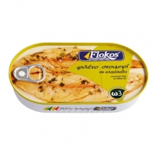 Flokos Φιλέτο Σκουμπρί σε Ελαιόλαδο 160gr