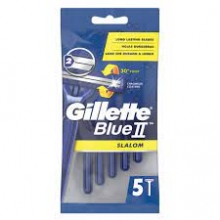 Gilette Ξυραφάκια Blue 2 Slalom Σταθερή Κεφαλή (5τμχ)