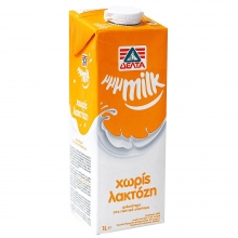 Δέλτα Milk Γάλα χωρίς Λακτόζη 1lt