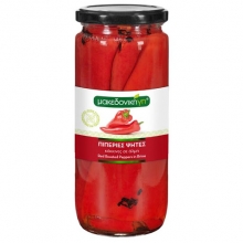 Μακεδονική Γη Πιπεριές Ψητές Κόκκινες (465gr)