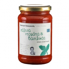Παπαγιαννίδη Σάλτσα Ντομάτα - Βασιλικός (380gr)