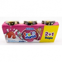Μεβγάλ Γιαούρτι Frutomaniacs Φράουλα (3x150gr)