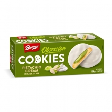 Bergen Cookies Pistachio Cream White Glaze 128gr