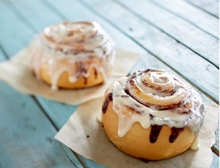 Cinnamon Rolls with Hazelnut Praline and Oreo Cookies