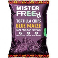 Mister Freed Tortilla Chips Μπλε Καλαμπόκι χωρίς Γλουτένη 135gr