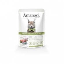 Amanova Sterilised Lamb and Sardines 85gr