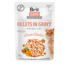 Brit Fillets in Gravy Choice Chicken 85gr