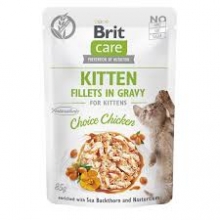 Brit Pouch Kitten Fillets Chicken 85gr