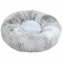 Calming Donut Bed White 65cm