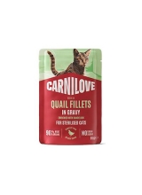Carnilove Quail Fillets in Gravy 85gr