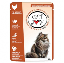 Cat Joy Φακελάκι με Κοτόπουλο 85gr (1+1 ΔΩΡΟ)