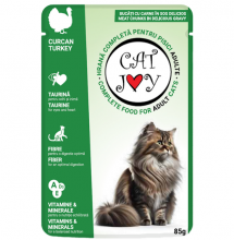 Cat Joy Φακελάκι με Γαλοπούλα 85gr (1+1 ΔΩΡΟ)