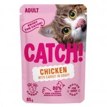 Catch Chicken with Carrot in Gravy Adult 85gr