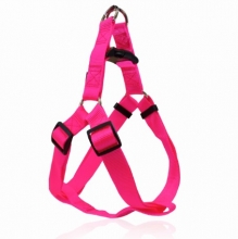 Dog Harness A Plain Hot Pink XS 1x 26-40cm